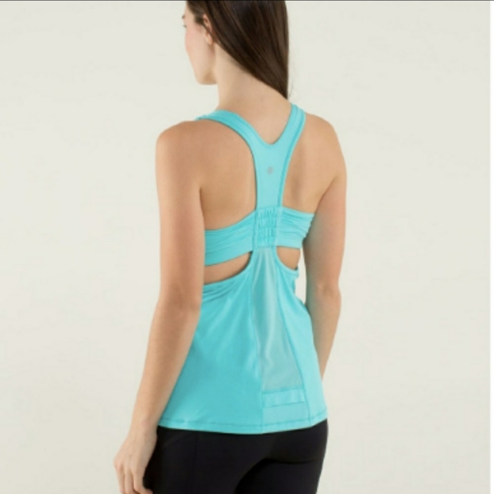 Lululemon Tone It Tank Angel Blue